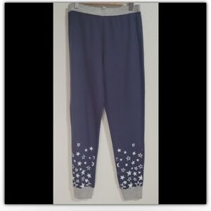 Jenni Intamates thermal style joggers with star print size small